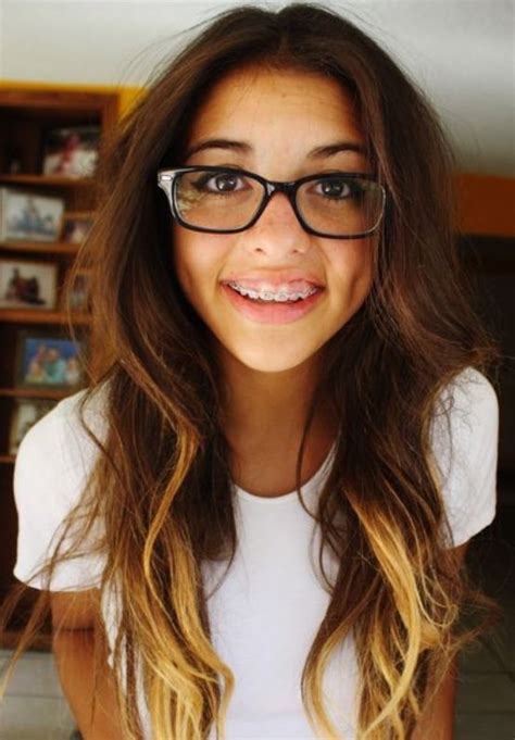 Girls With Braces And Glasses Are Beautiful 😍💙🤓 Makeup