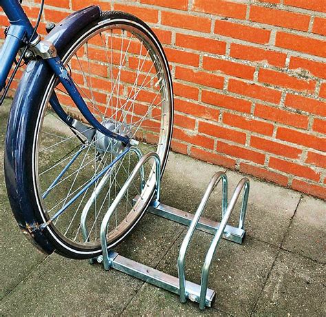 bike parking cycle bicycle rack floor stand wall mount holder steel pipe storage ebay