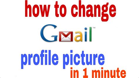 How To Change Gmail Profile Picture In 1 Minutes Youtube