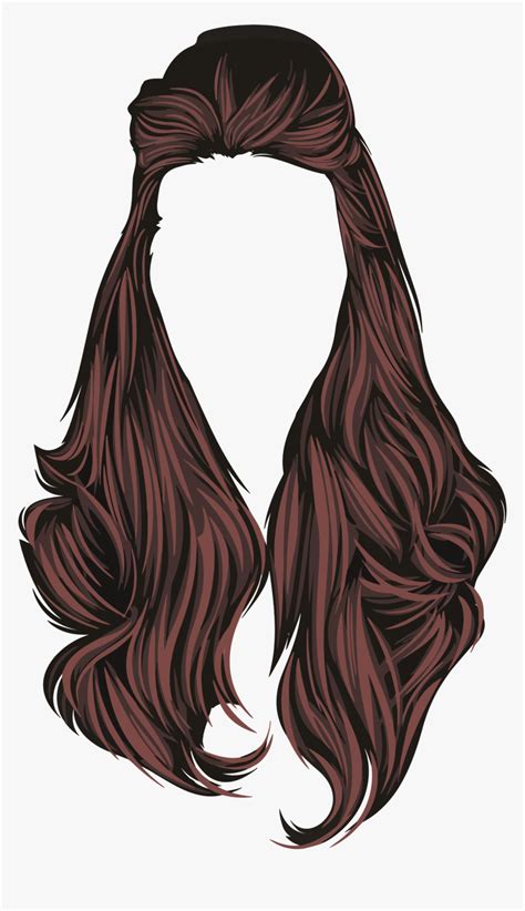 This Free Icons Png Design Of Female Hair Female Hair Clip Art Transparent Png Kindpng