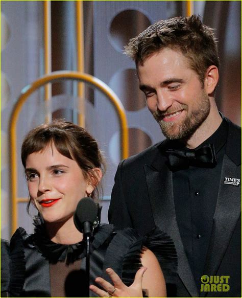 Photo Emma Watson Robert Pattinson Golden Globes 2018 05 Photo