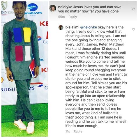 Between Bisi Alimi And A Fan Who Told Him Jesus Loves Him