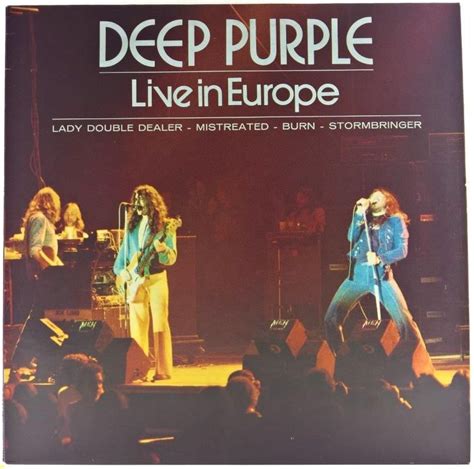 Deep Purple Live In Europe 1976 Deep Purple Rock And Roll Deep