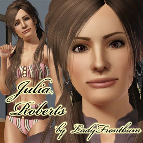 The Sims Resource Julia Roberts By Ladyfrontbum