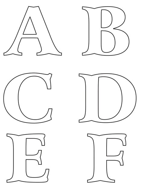 Molde De Letras Para Imprimir Alfabeto Completo Fonte Vazada Artofit