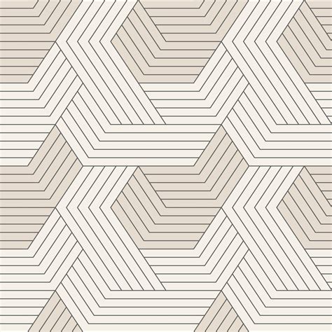Seamless Pattern With Symmetric Geometric Lines Repeating Geometric