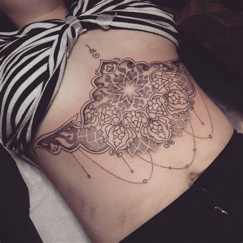 Sternum Mandala Tattoo By Alex M Krofchak Blackwork Ornate Oriental My XXX Hot Girl