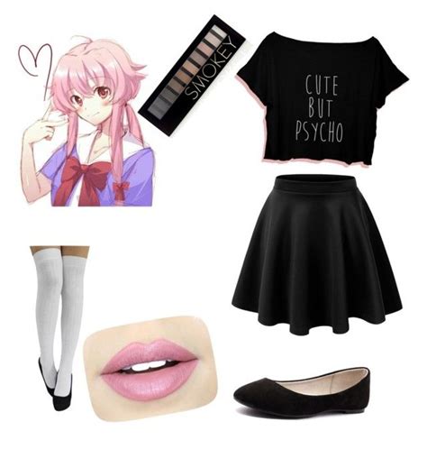 Yuno Gasai Inpired Creepy But Cute Casual Cosplay Cosplay Outfits