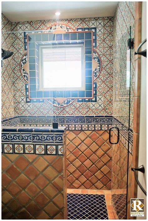 How To Unclog A Bathtub In Mexican Tile Bathroom Mexican Style Decor Spanish Style
