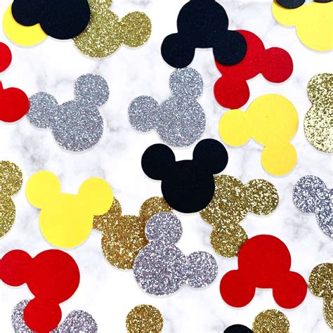 Mickey Mouse Confetti Mickey Party Confetti Disney Table Etsy