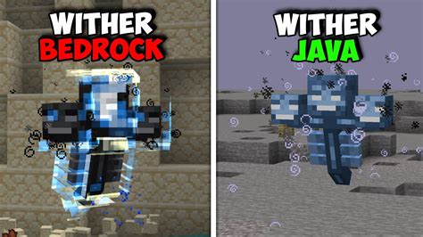 7 Perbedaan Wither Minecraft Java Dan Bedrock Youtube