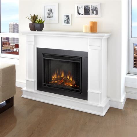 Magikflame holoflame logs set for use 28 electric fireplace insert (stand alone electric logs) 5.0 out of 5 stars 1 #25. Real Flame 48-in W White Led Electric Fireplace at Lowes.com