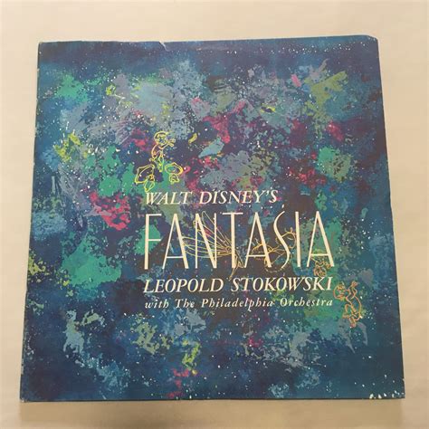 1957 Walt Disney S Fantasia Vinyl LP Record Album Set By Leopold