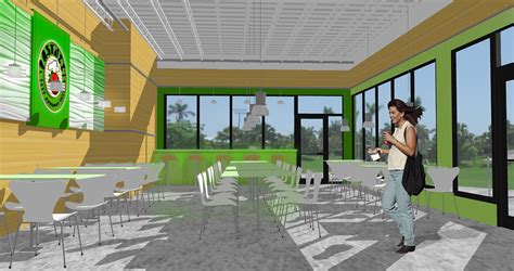 Conceptual Design Rendering 3d Restaurant Design Inter