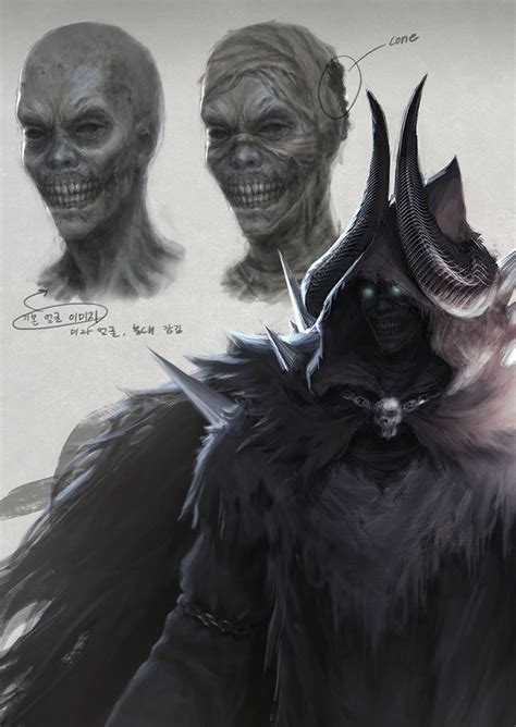 Grim Reaper Face Characters And Art Vindictus Grim Reaper Art