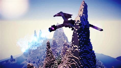 The ender dragon is a dangerous, flying hostile boss mob found when first entering the end. Minecraft Wallpaper Enderdragon - WallpaperSafari
