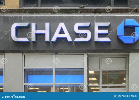 El Cartel Del Banco Chase En Nueva York Imagen De Archivo Editorial