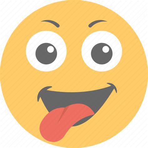 Crazy Face Emoji Naughty Smiley Stuck Out Tongue Icon Download On