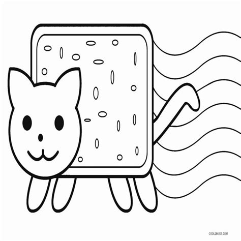 Nyan Cat Coloring Pages Clipart Free Printable Coloring Pages Images
