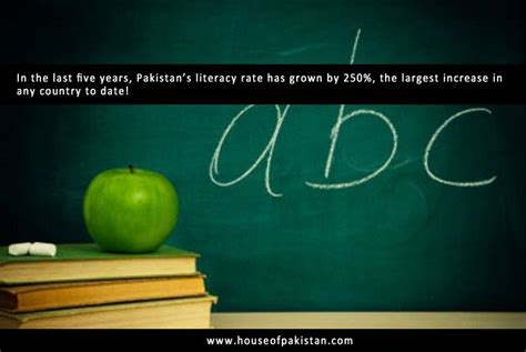 In The Last Five Years Pakistans Literacy Rate Has Grown By The