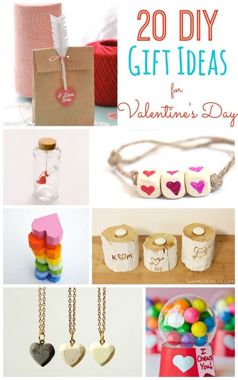 20 DIY Valentines Day Gift Ideas Diy Valentines Gifts Cute