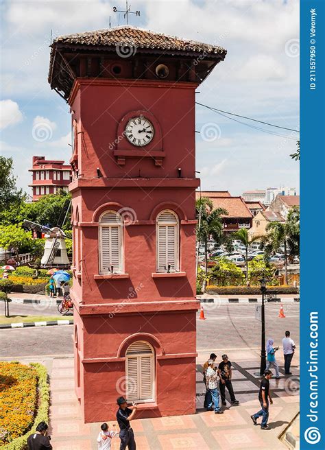 The Malacca Clock Tower Melaka Malaysia Editorial Image Image Of