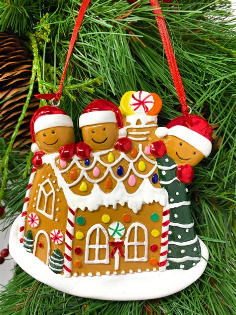 Christmas Ornaments Tree Decorations Gingerbread House Ornament Holiday
