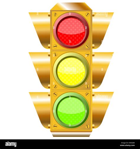 Cross Road Traffic Lights Stock Photo Alamy