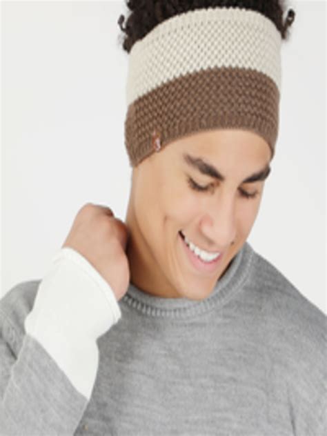 Buy Bharatasya Men Colorblocked Knitted Woolen Headband Earwarmer Headband For Men