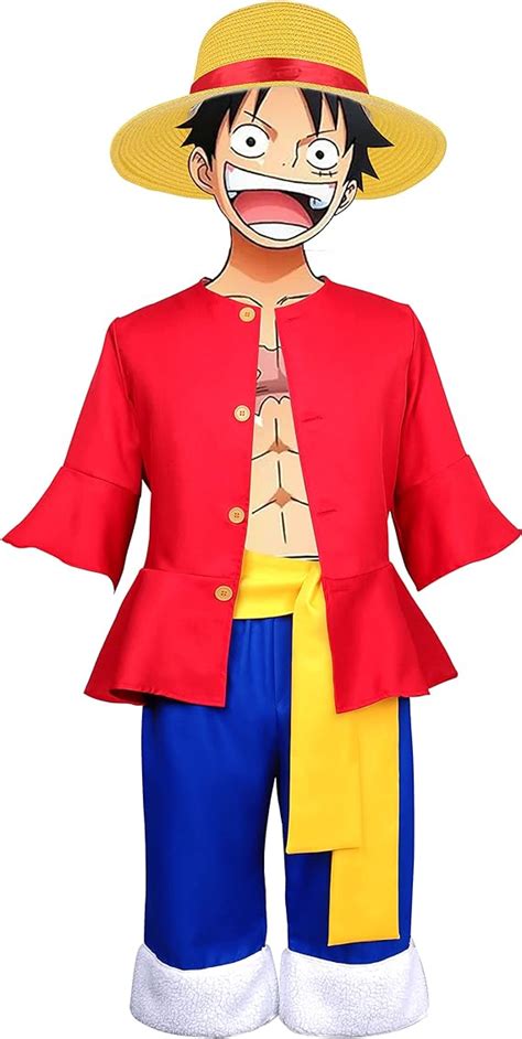Iamacos Monkey D Luffy Cosplay Costume For Anime One Piece
