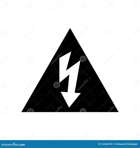 Black Power Outages Symbol For Banner General Design Print And