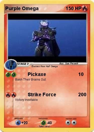 Pokémon Purple Omega Pickaxe My Pokemon Card