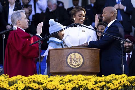 Wes Moore Sworn In As Marylands First Black Governor The San Diego