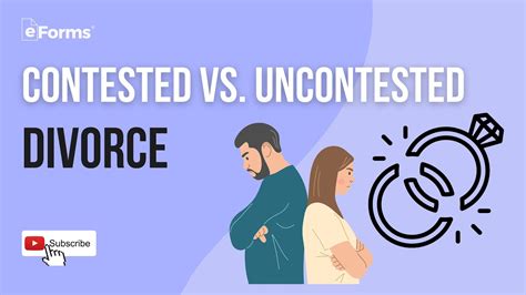 Contested Vs Uncontested Divorce YouTube