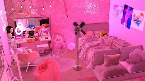 Pink Aesthetic Room Urban Furniture Cc Furniture Clutter Cc