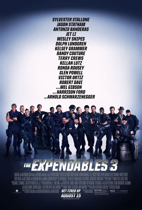 Póster Oficial The Expendables 3