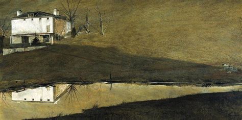 Andrew Wyeth 1917 — 2009 Usa Brown Swiss 1957 Tempera On Panel