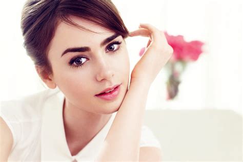 Free Download Lily Collins Lancome Campaign Wallpaper 1920x1280 For