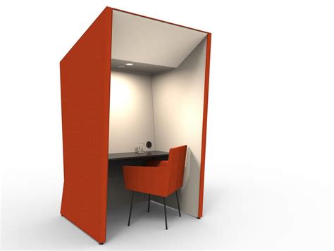 Anders Ultra Modern Work Booth With Led Lights