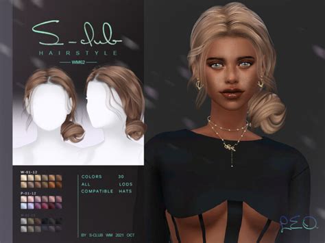 Short Hair With Bun Lea By S Club At Tsr Sims 4 Updates