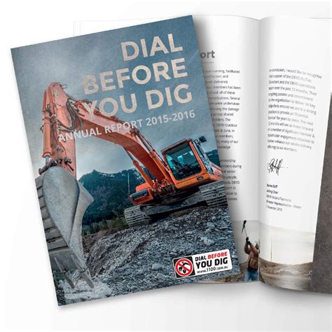 Dial Before You Dig—annual Report Blick Creative