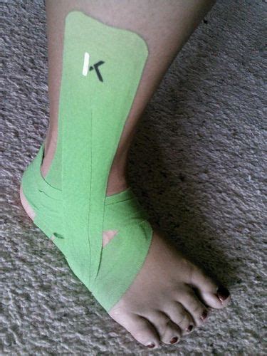 Kt Tape Ankle Stability Application Anckle Recovery Kinesiology