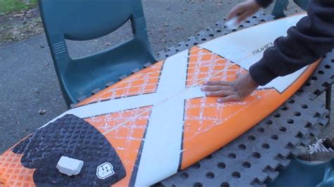 How To Wax A Surfboard Youtube