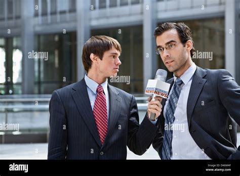 News Studio Reporter High Resolution Stock Photography And Images Alamy