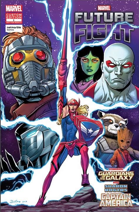 Future Fight Comic Cover Featuring Sharon Rogers Earth 415 Rfuture