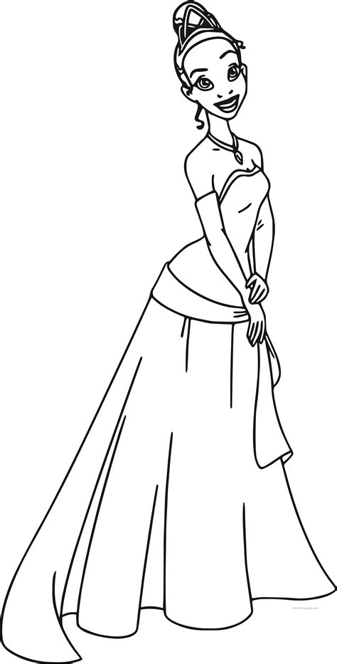 Want to discover art related to coloringpages? Tiana Coloring Pages To Print Coloring Pages