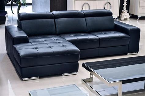 The 20 Best Collection Of Blue Leather Sectional Sofas