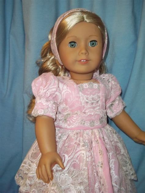 beautiful regency style dress made for 18 american girl etsy doll clothes american girl