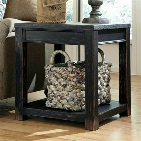 Something special for all your design needs, let's make your house a home✨ share your home designs + tag: Ashley Furniture Gavelston Square End Table, Rubbed Black ...