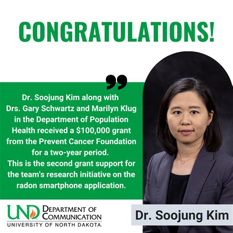 Dr Kim Received A 100000 Grant The Smarts Lab